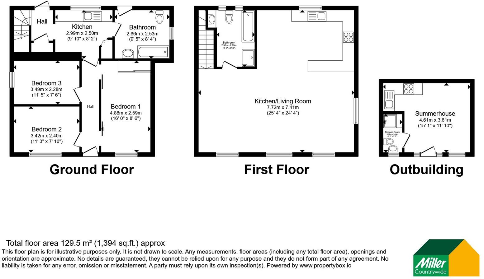 Newquay Road, St. Columb Road, St. Columb, Cornwall, TR9 floorplan