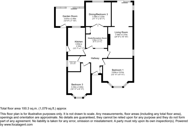 Featherbed Lane, Carters Corner, Hailsham, East Sussex floorplan