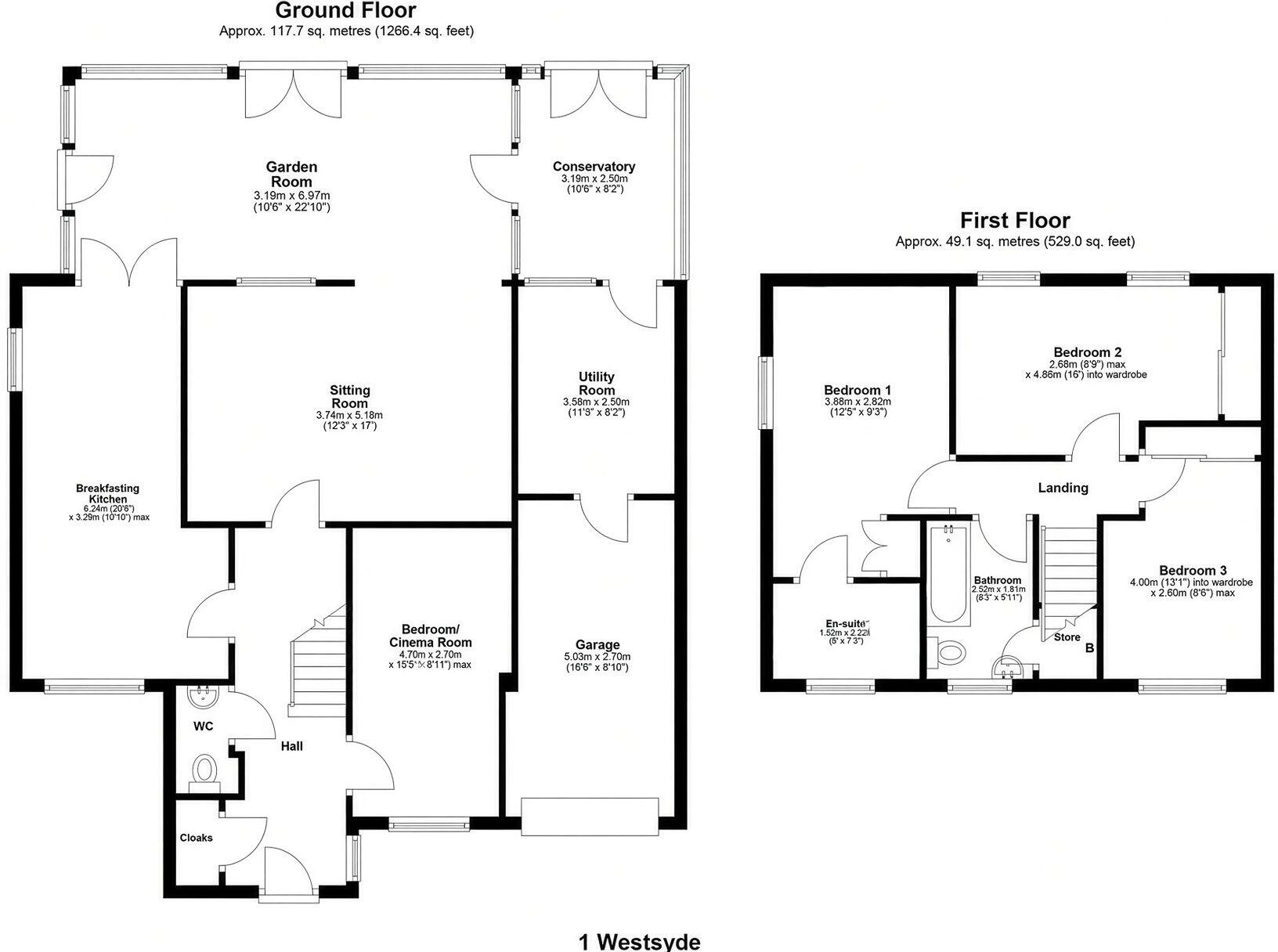 Westsyde, Darras Hall, Ponteland, Newcastle upon Tyne floorplan