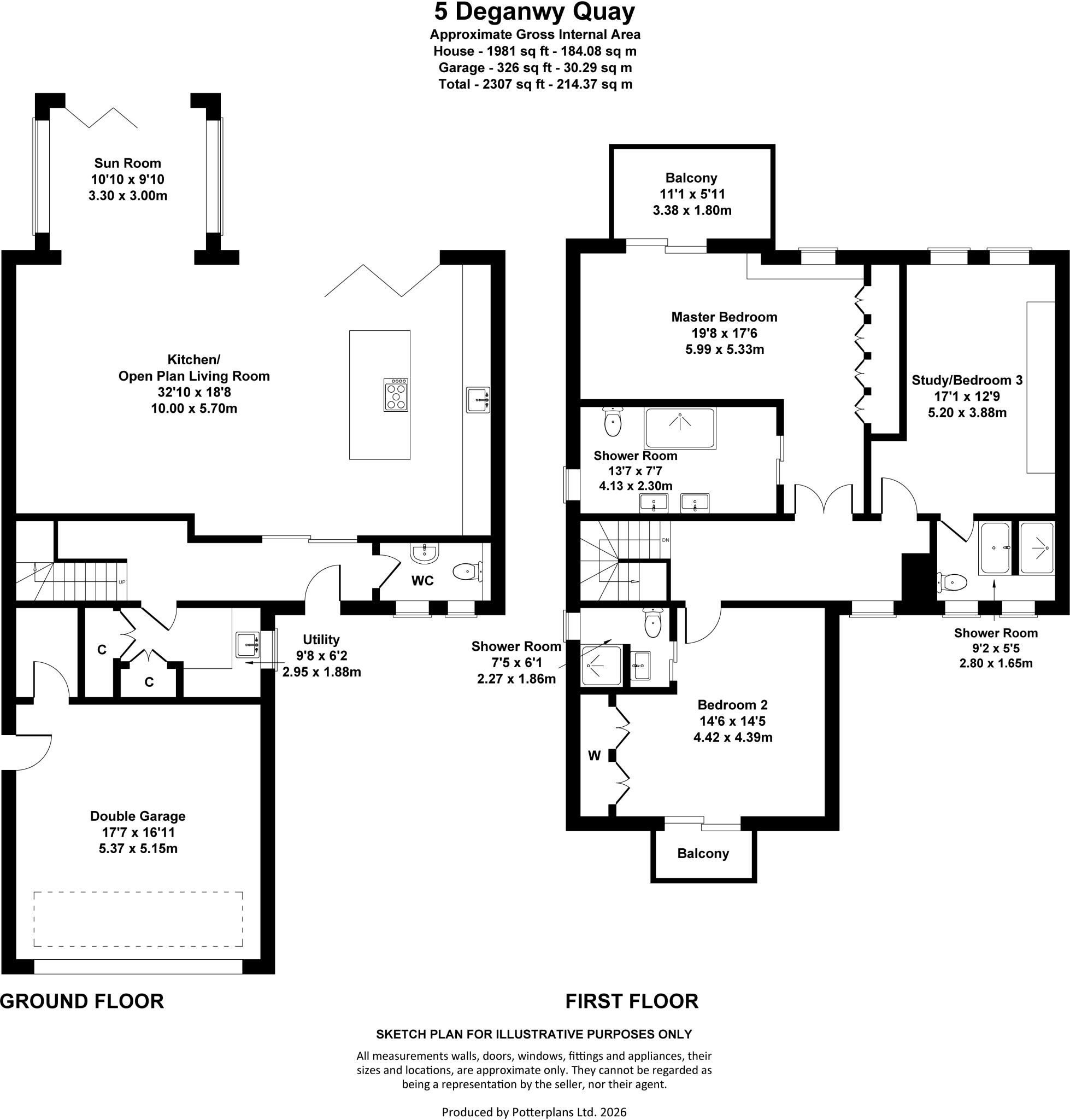 Deganwy Quay, Deganwy, Conwy, LL31 floorplan