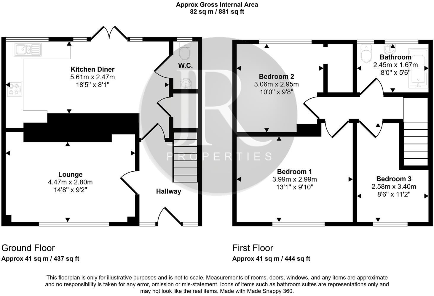 Woodshoot Avenue, Rugeley floorplan