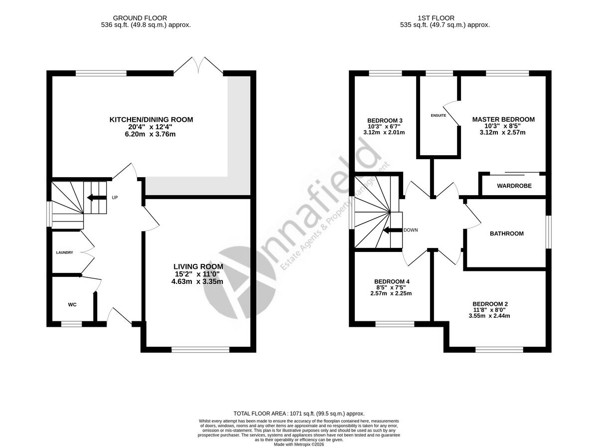 Brimstone Avenue, Little Paxton, PE19 floorplan