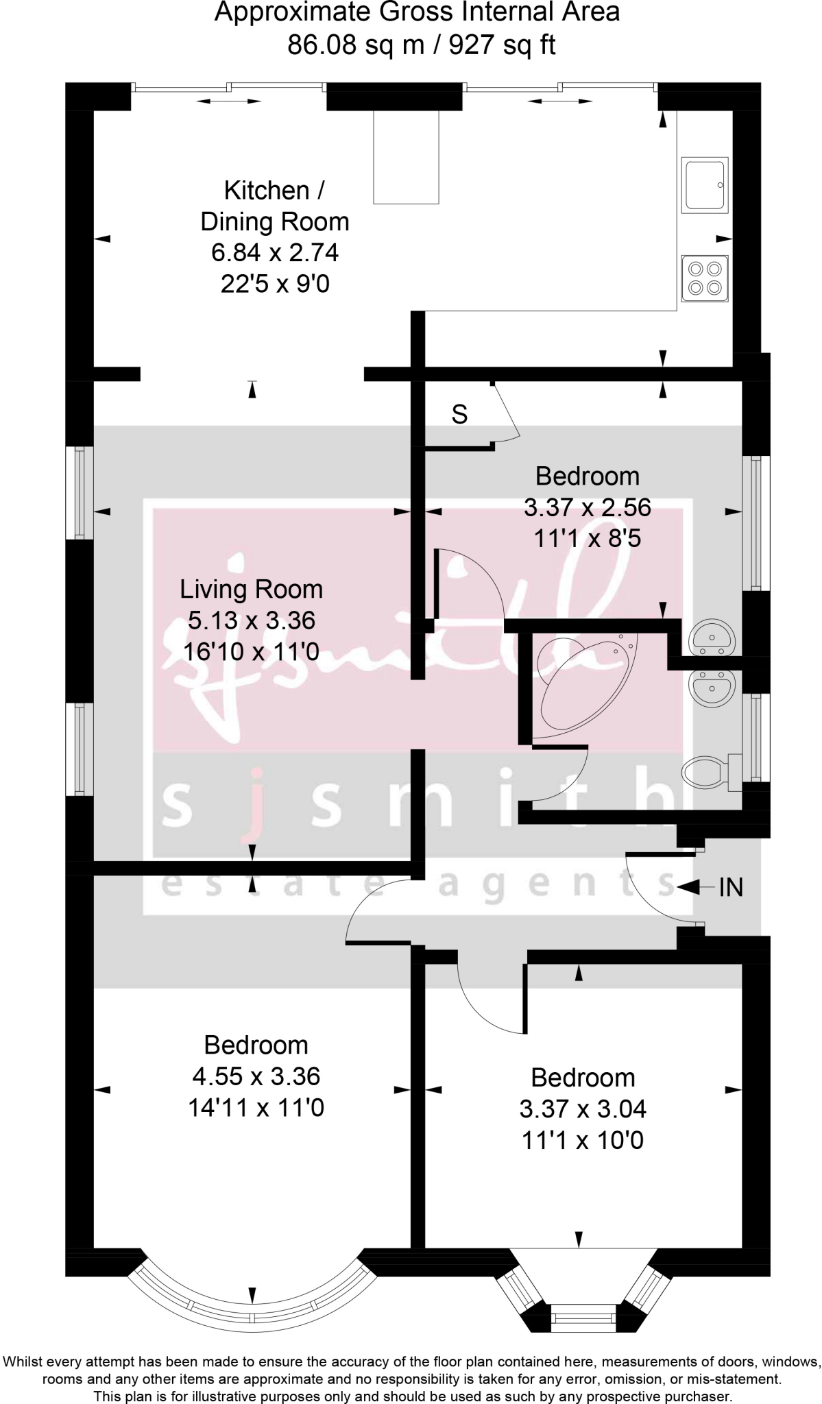 Penton Avenue, Staines-upon-Thames, Surrey floorplan