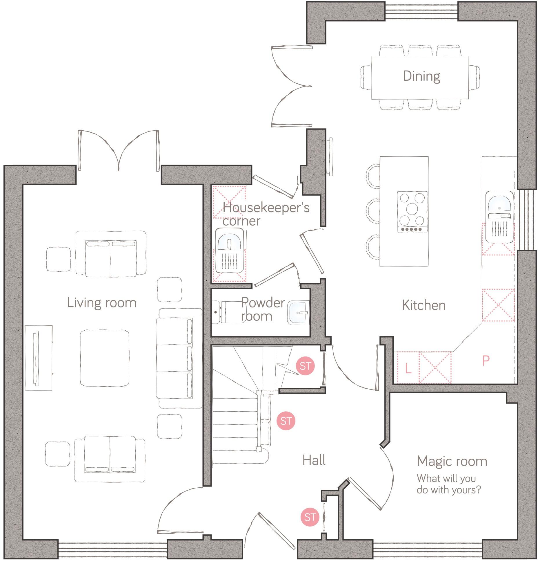 Bramble Lane, Kilkhampton, Bude, Cornwall, EX23 floorplan