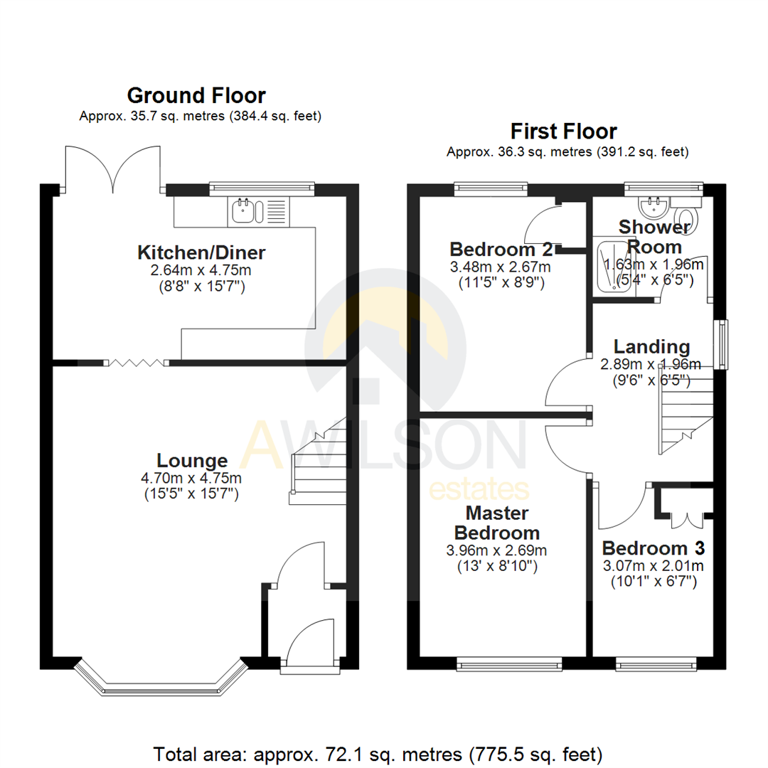 Wordsworth Close, Dukinfield floorplan