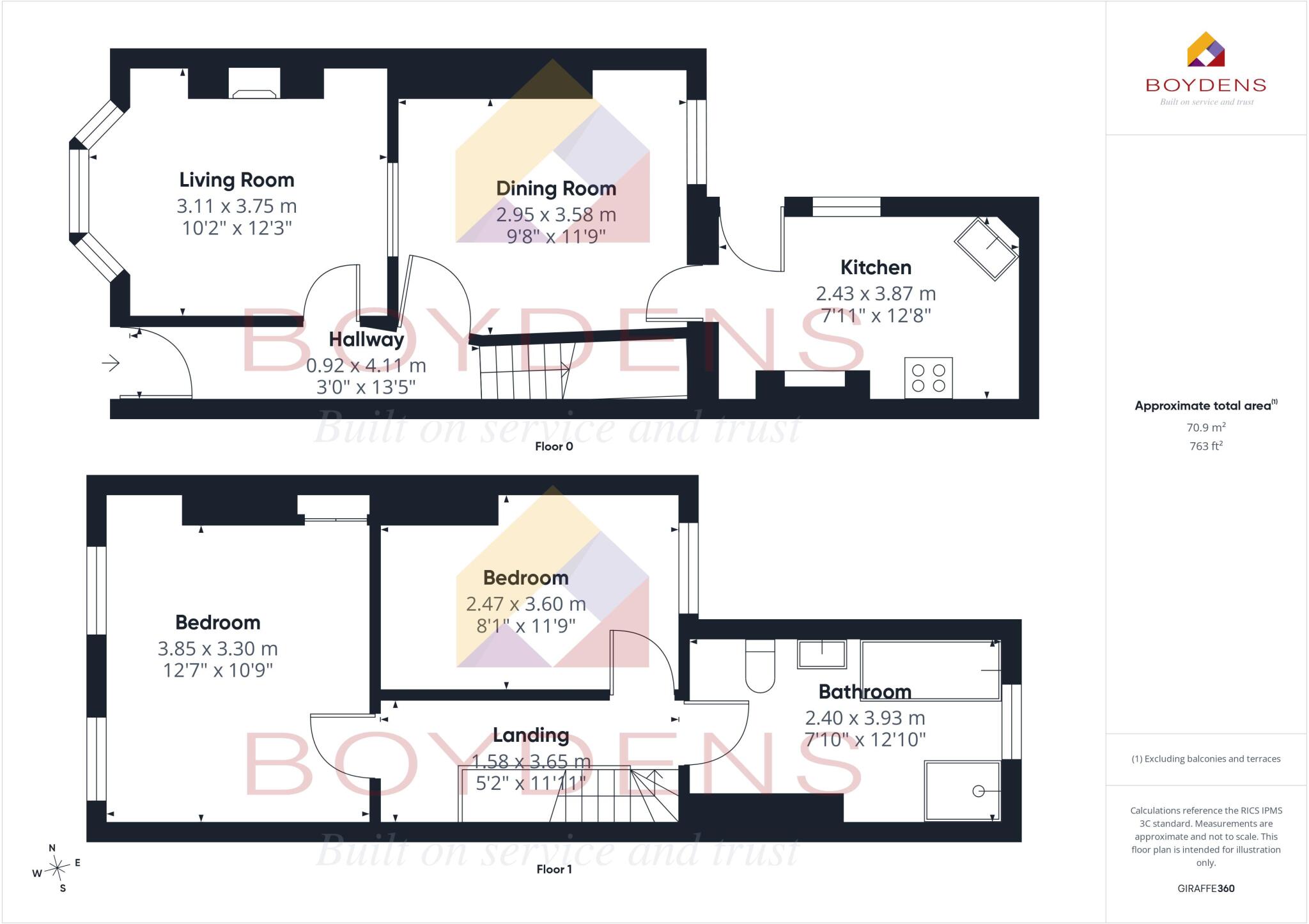 Beehive Lane Chelmsford floorplan