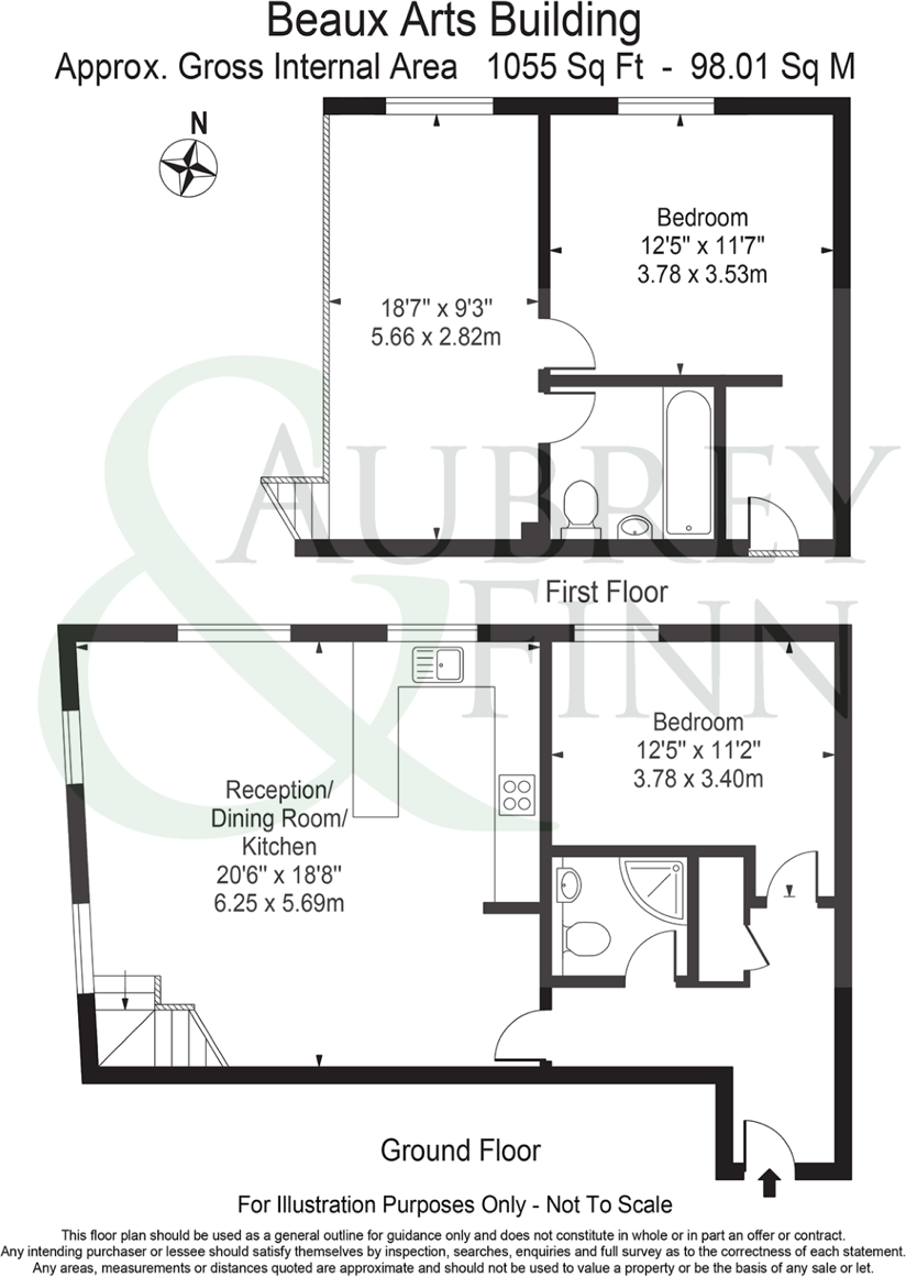 The Beaux Arts Building, 10-18 Manor Gardens, London floorplan