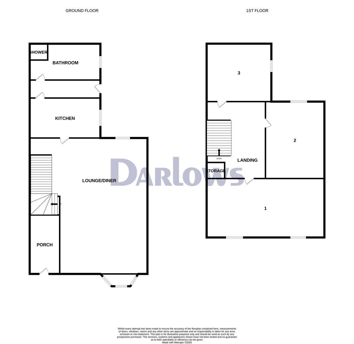 Charles Street, Tredegar floorplan