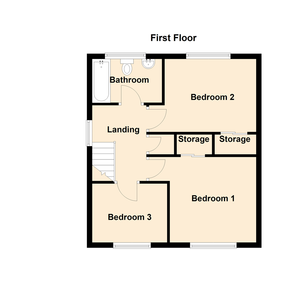 Castle Way, Dinnington, Newcastle Upon Tyne floorplan