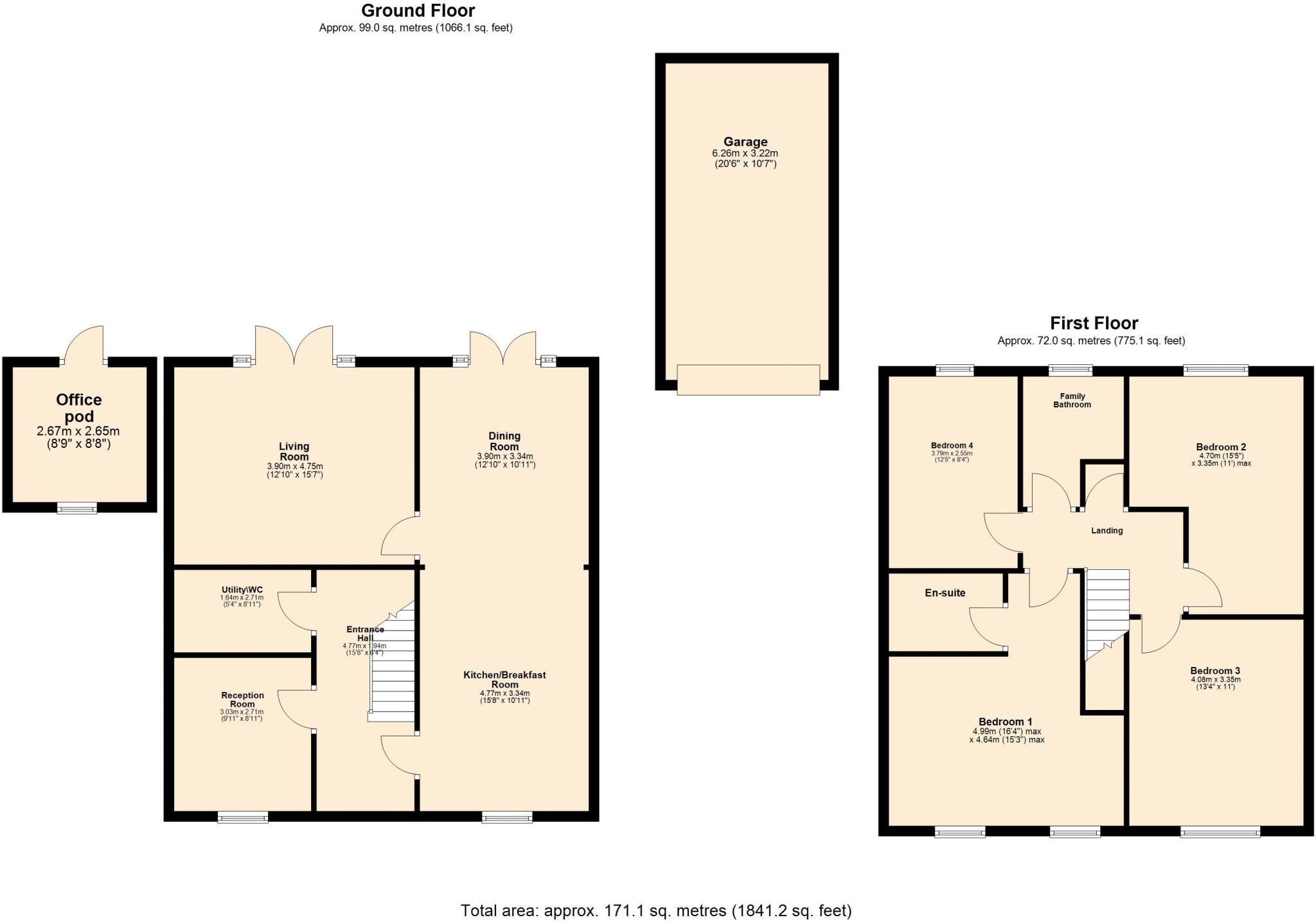 Kingsdown Drive, Stamford floorplan