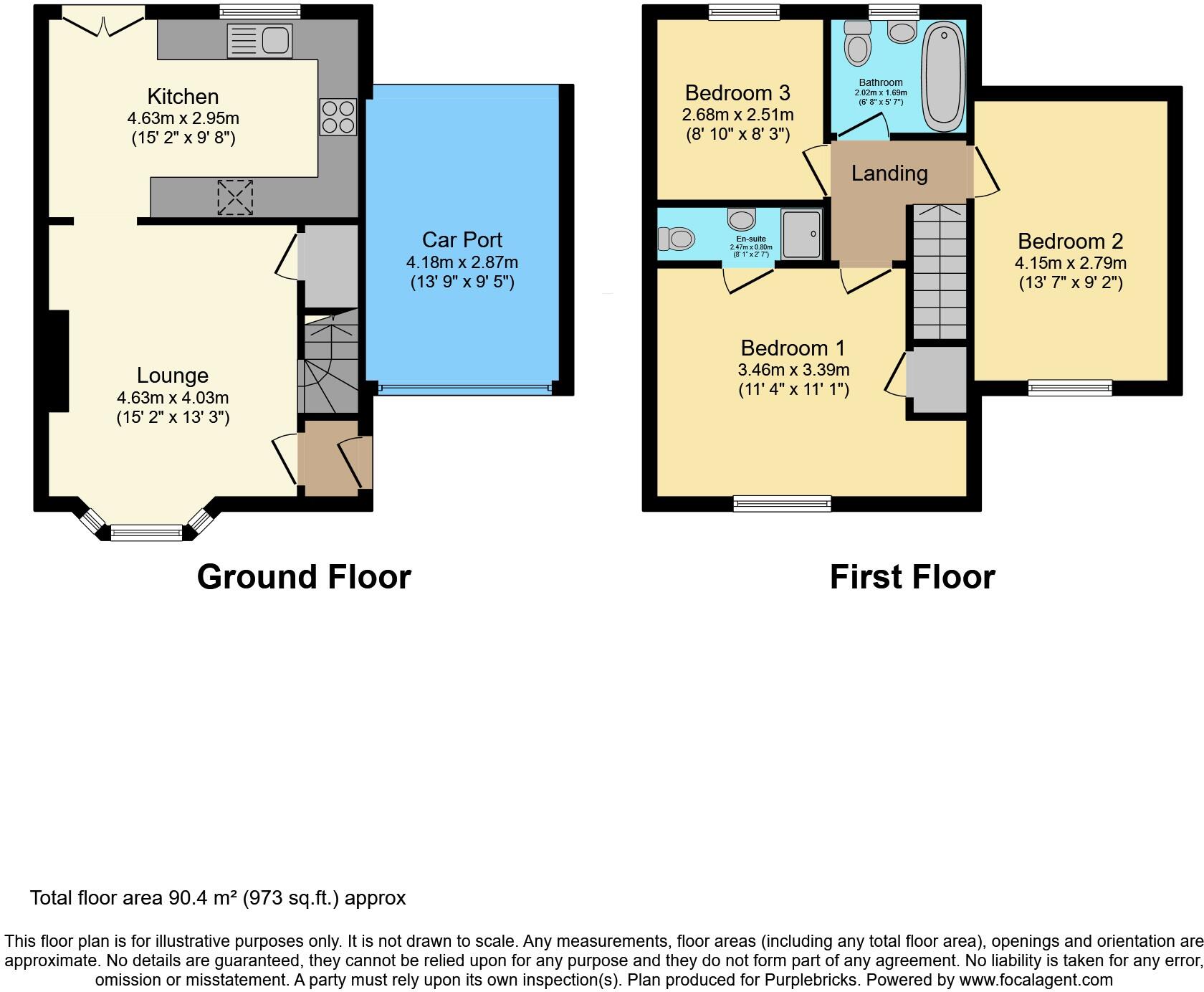The Heywoods, Chester, CH2 floorplan