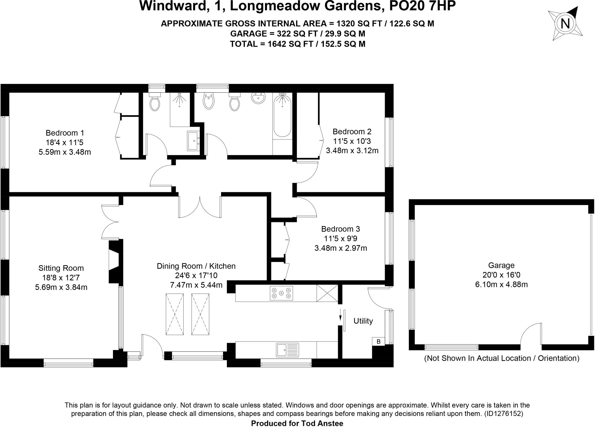Longmeadow Gardens, Birdham, Chichester, West Sussex, PO20 floorplan