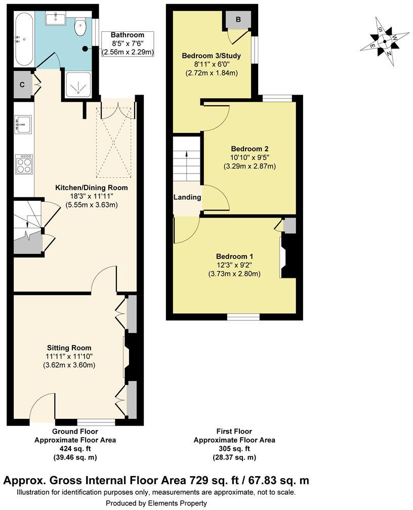 Bush Row, Aylesford floorplan