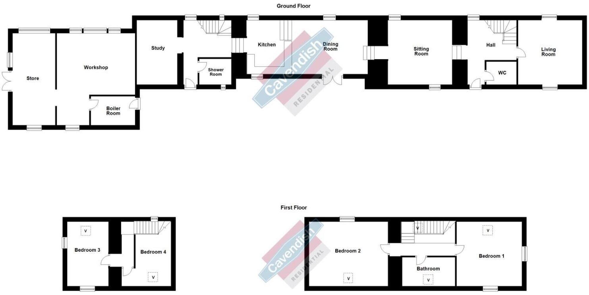 Back Road, Llanarmon-Yn-Ial, CH7 floorplan