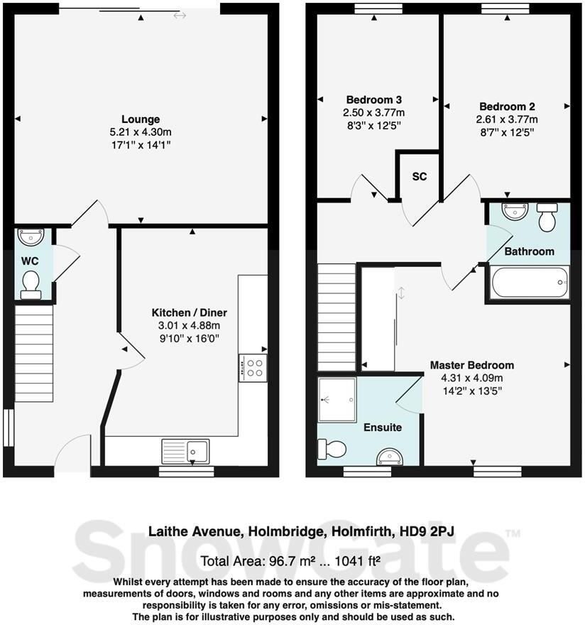Plot 10 - The Meadows, Holmbridge HD9 floorplan