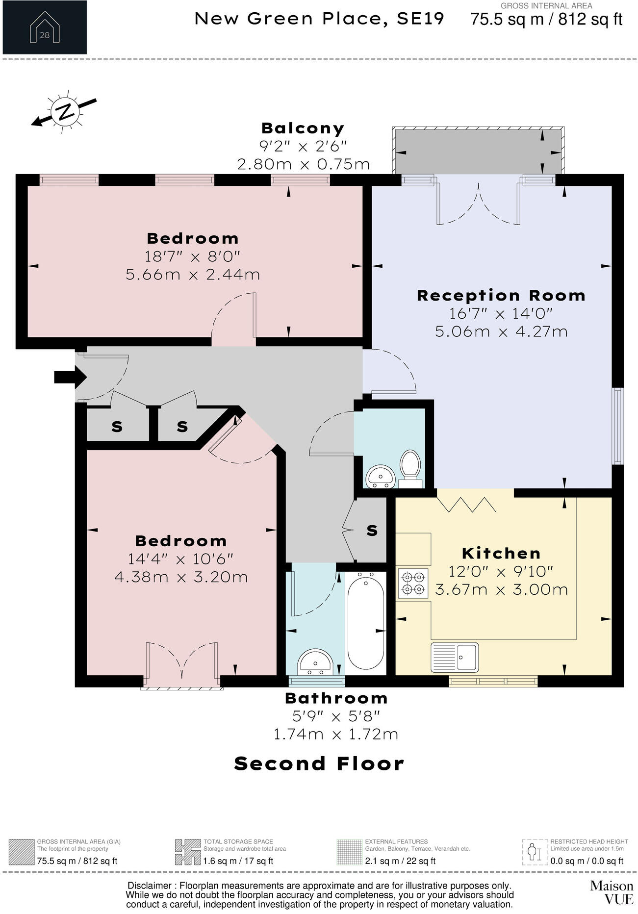 New Green Place, SE19 floorplan