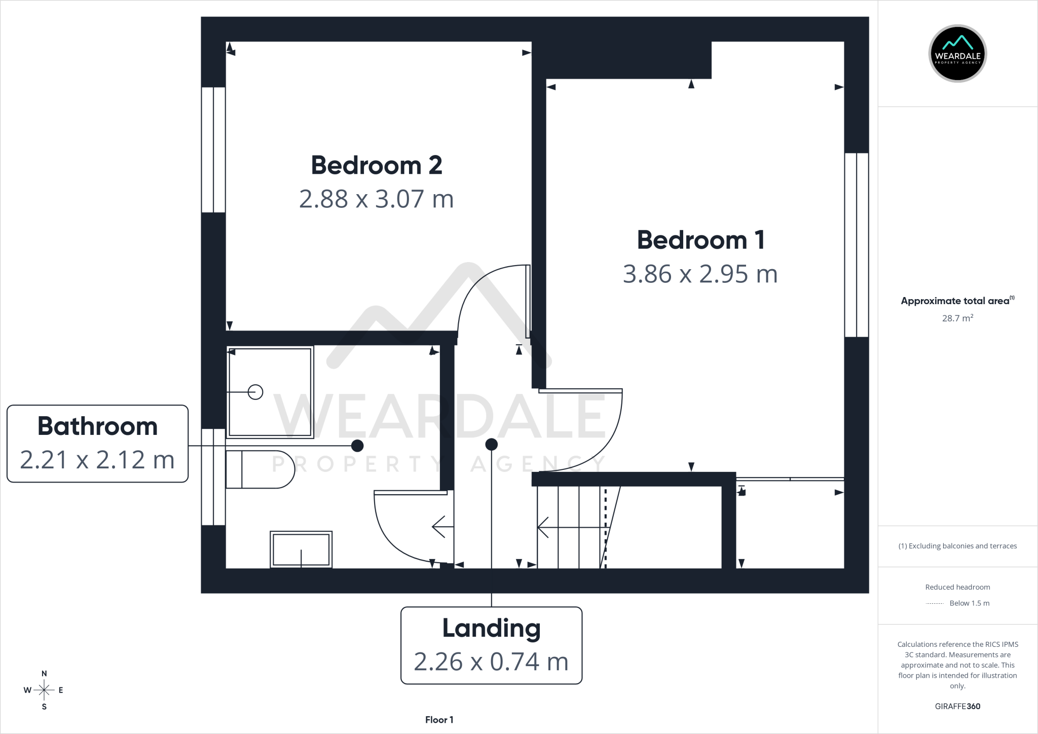 14 Ward Terrace, Bishop Auckland, DL13 3JE floorplan