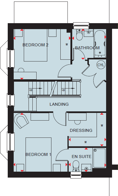 Southern Cross,
Wixams,
MK42 6AW floorplan