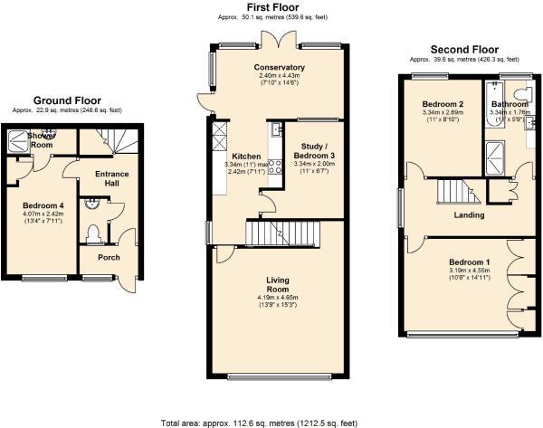 Riverside Road, St. Albans, Hertfordshire, AL1 1RZ floorplan