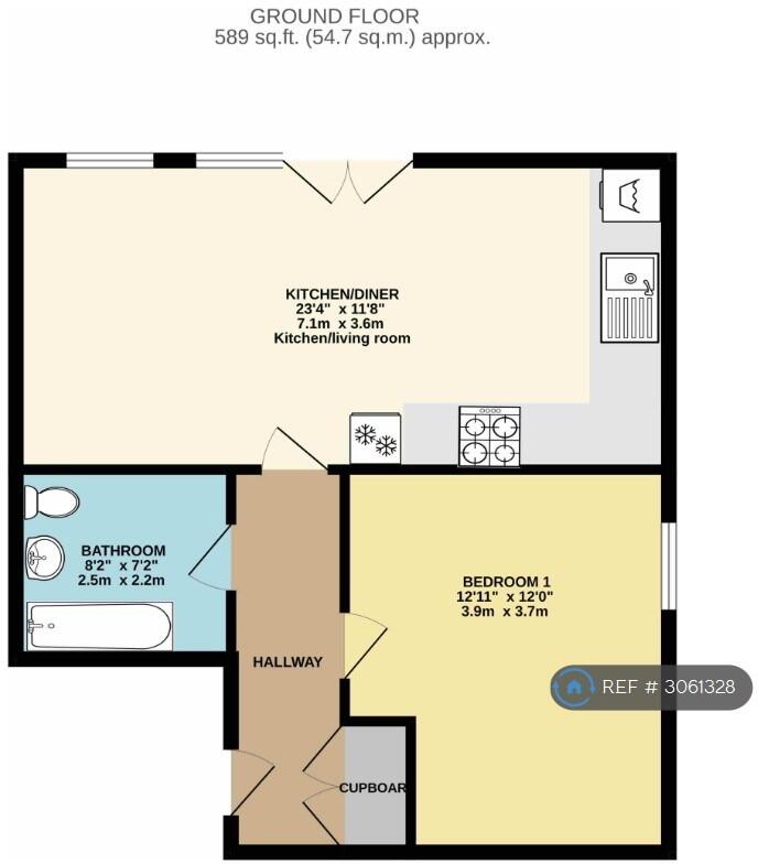 Church View, Eastbourne, BN21 floorplan