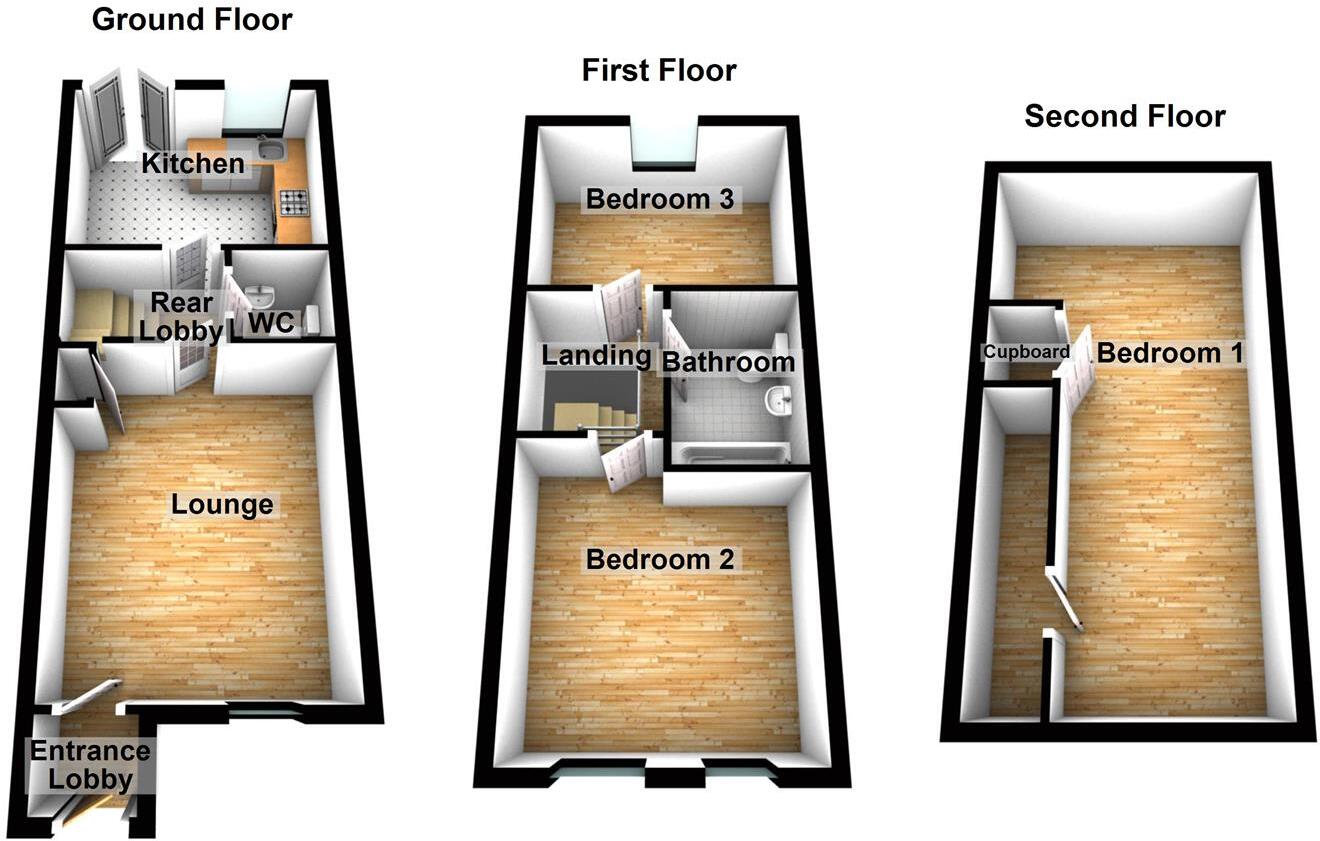 Stephenson Way, East Benton Rise, Wallsend floorplan