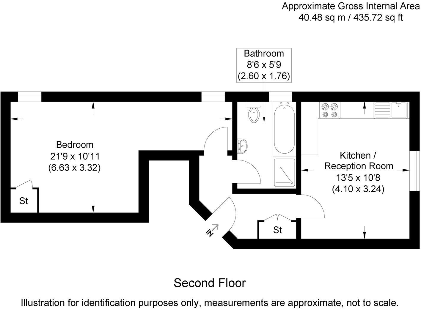 White Horse Apartments, Hill Street, Saffron Walden floorplan
