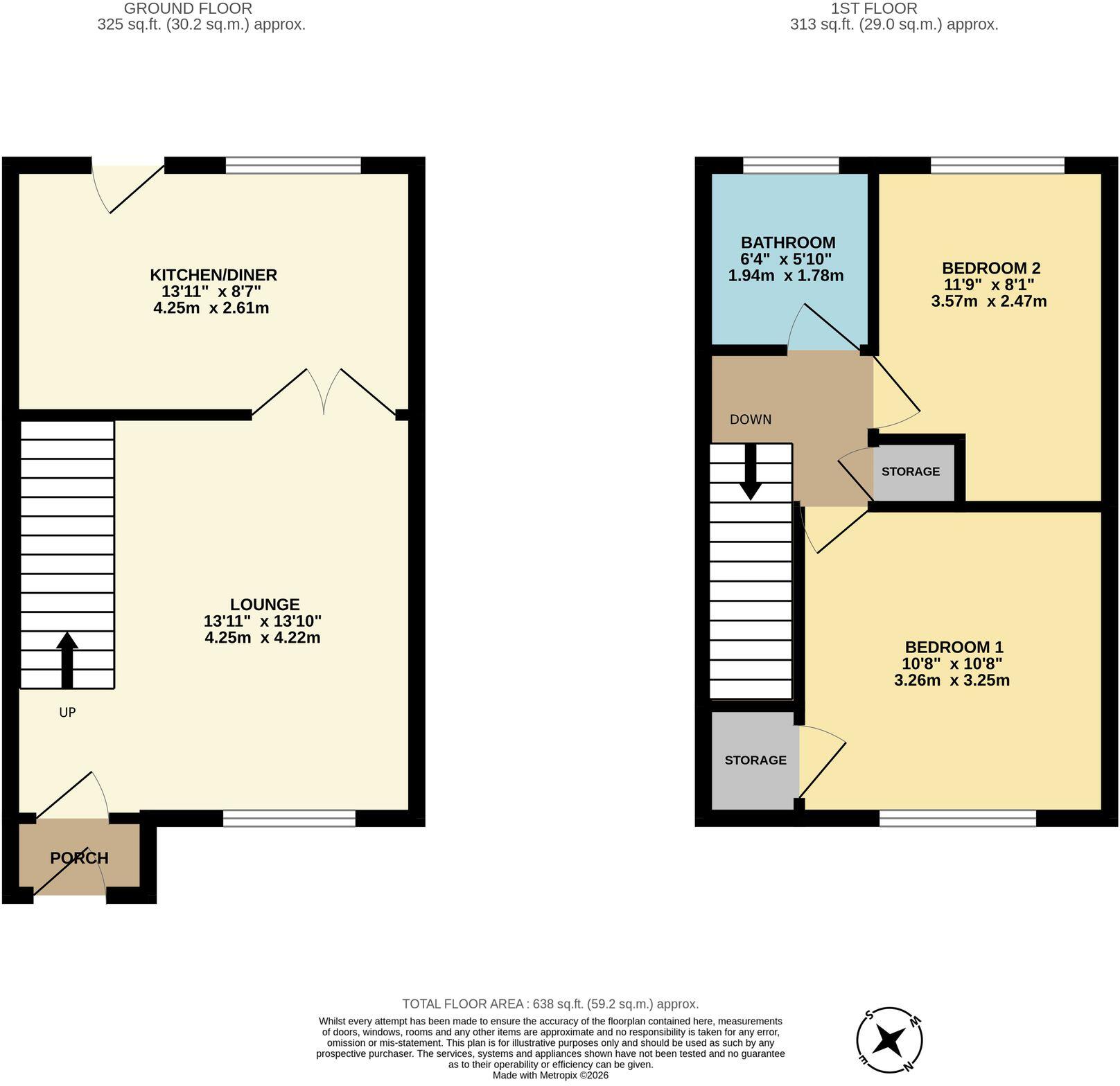 Loxley Drive, Melton Mowbray, LE13 floorplan