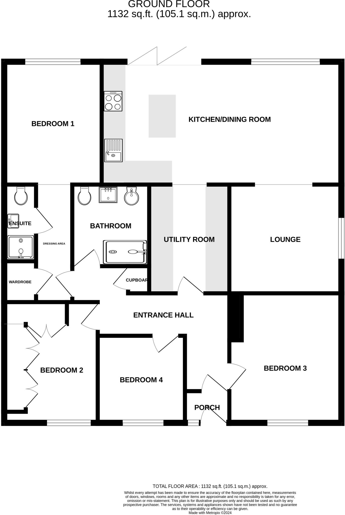 Newbridge Road, Tiptree floorplan