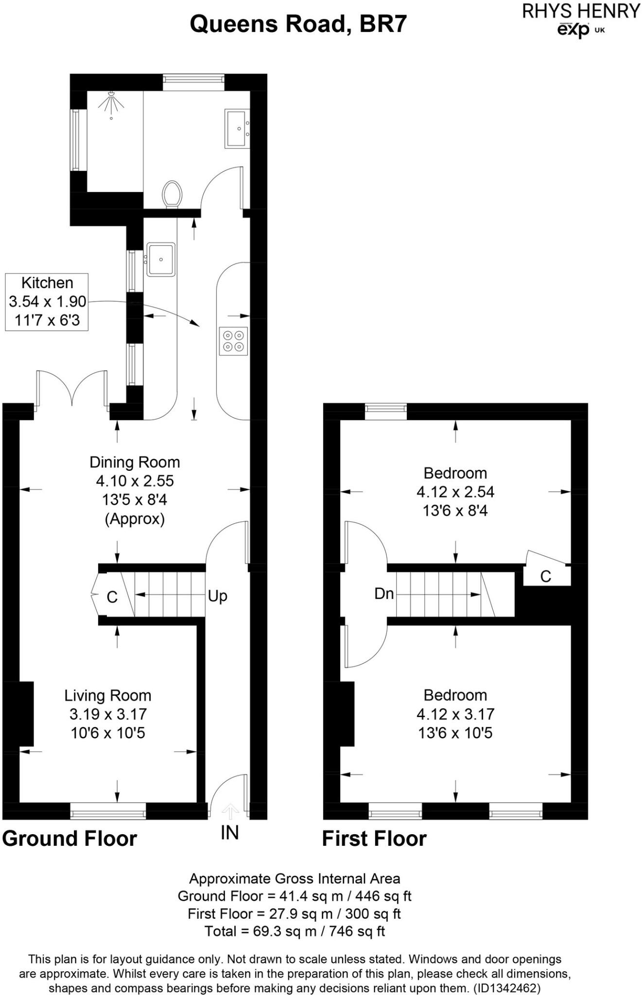 Queens Road, Chislehurst, BR7 5AZ floorplan