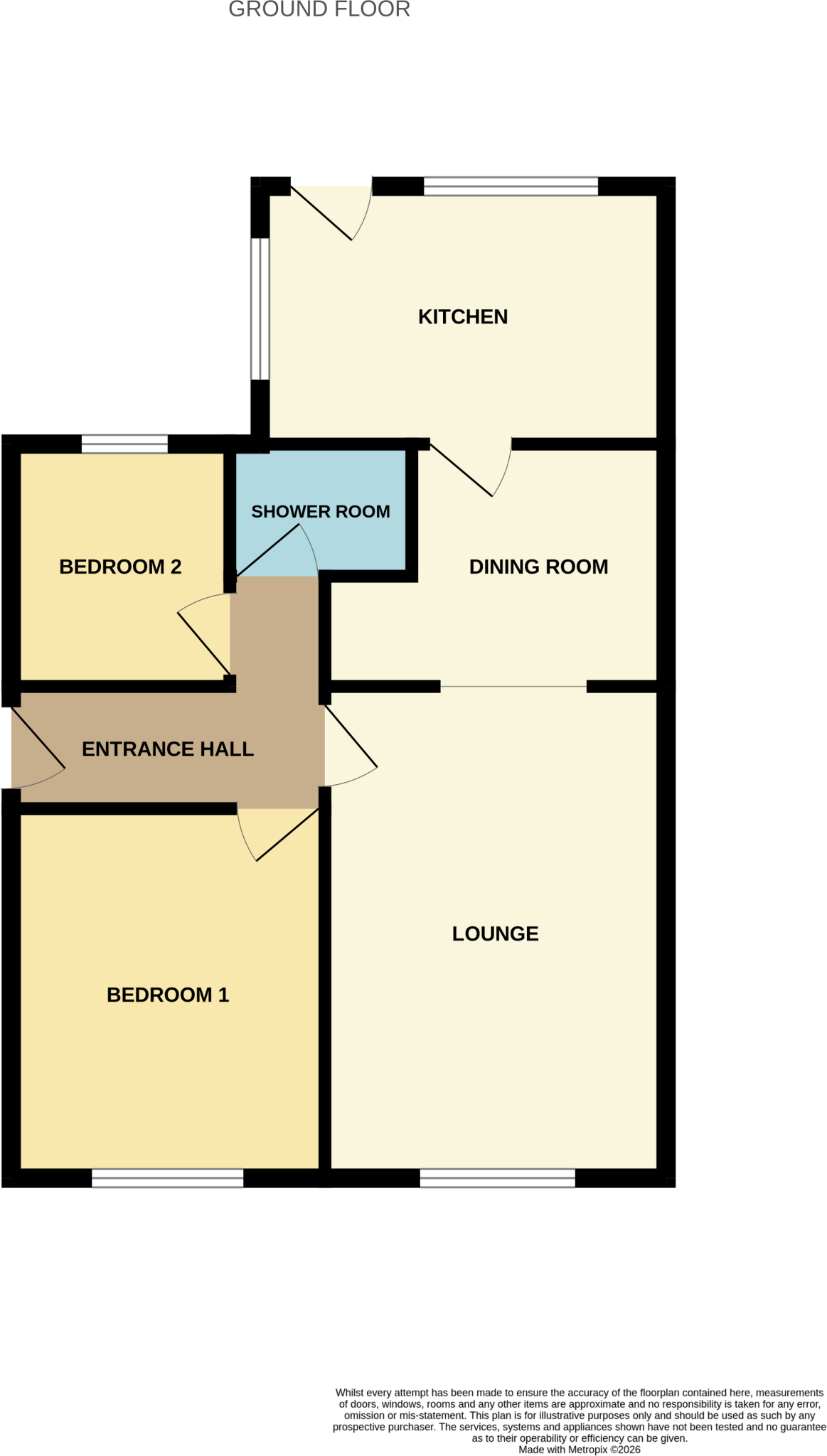 Rydal Close, Denton floorplan