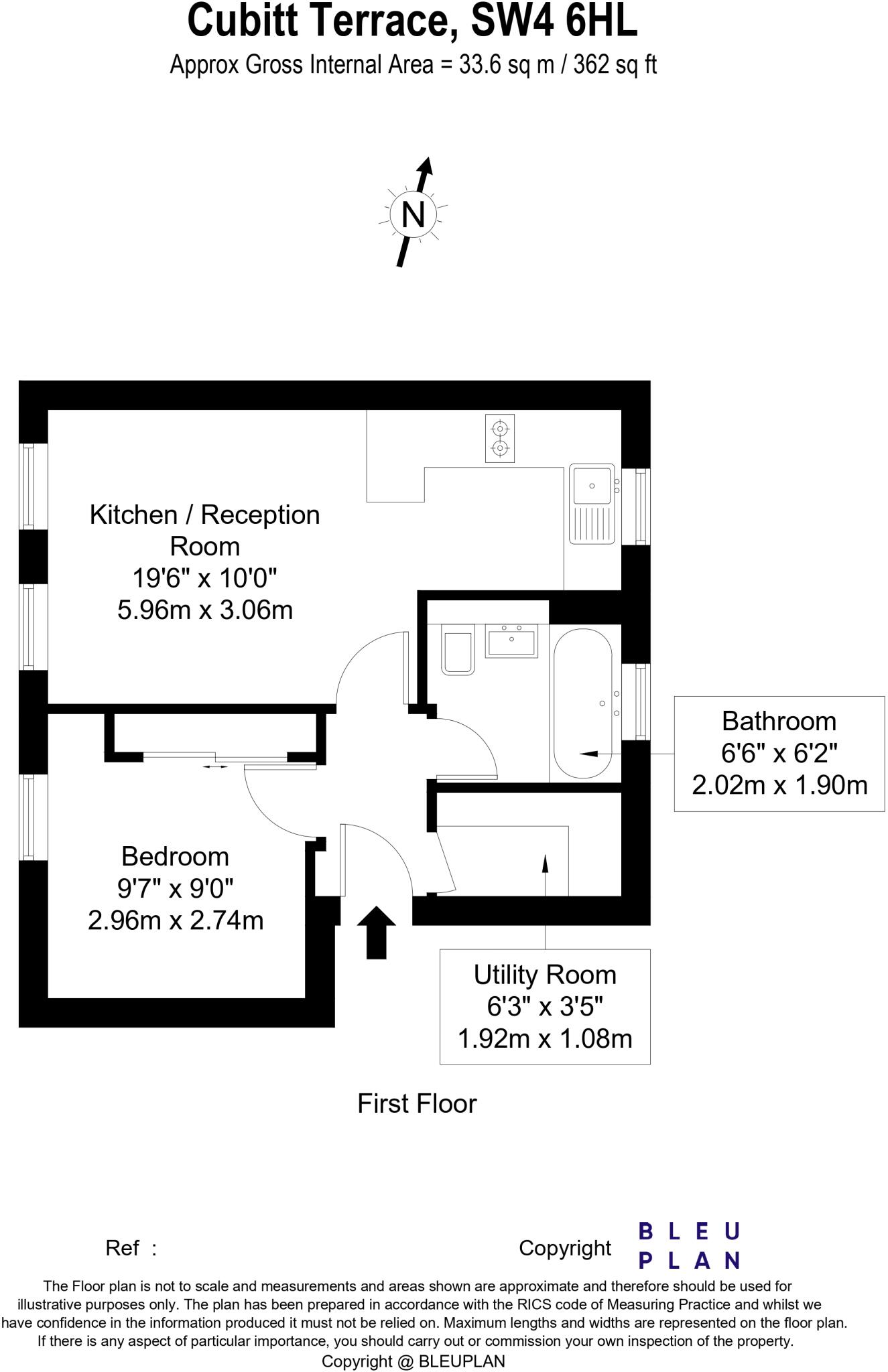 Cubitt Terrace, London floorplan