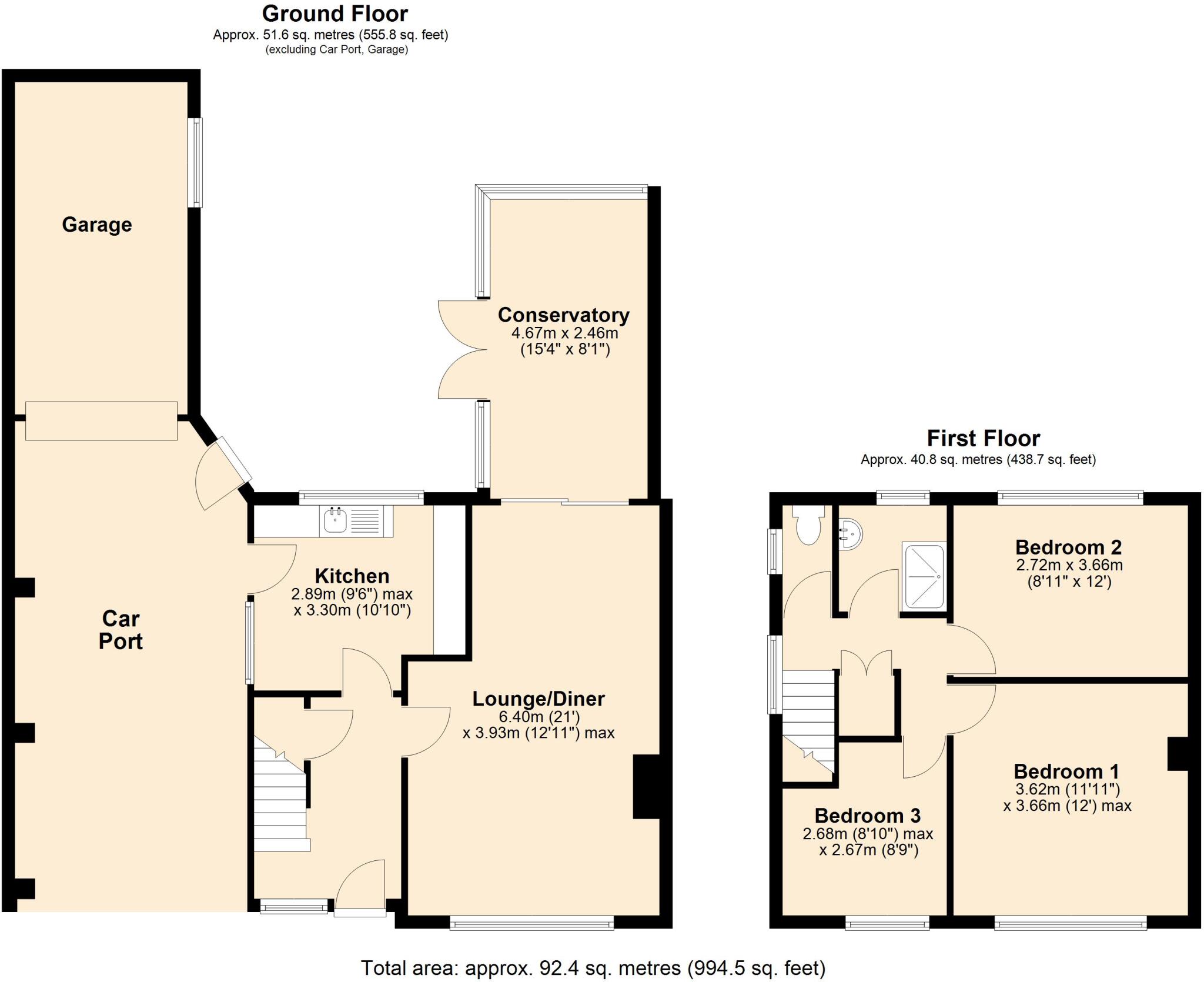 Charnwood Road, Trowbridge floorplan