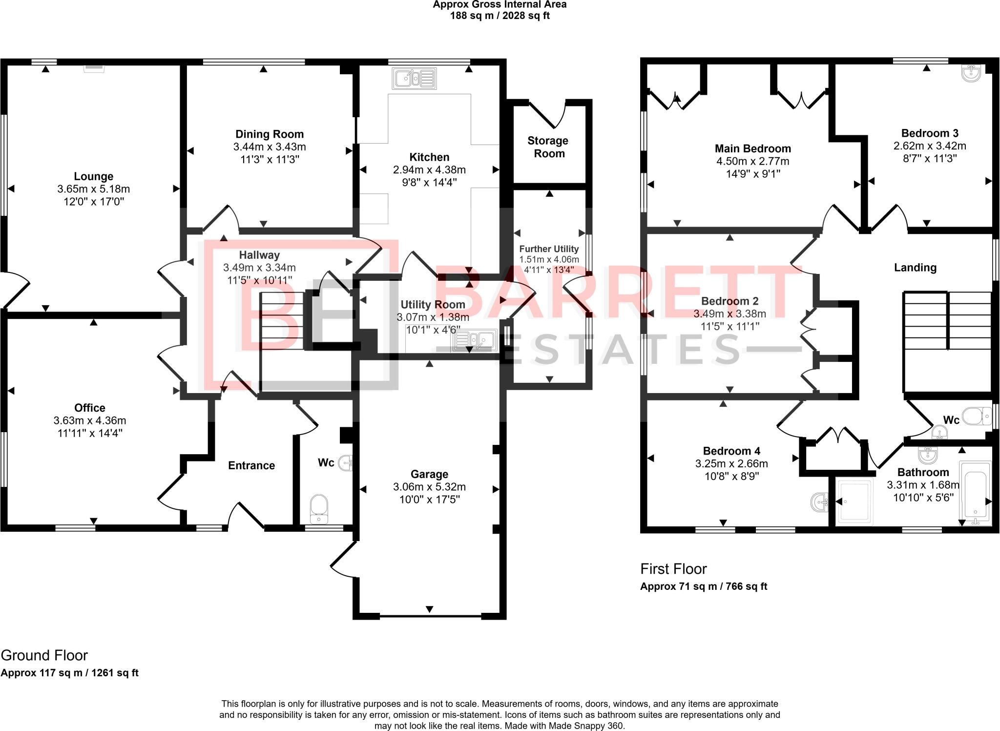 Fambridge Road, Althorne, Chelmsford, Essex, CM3 floorplan