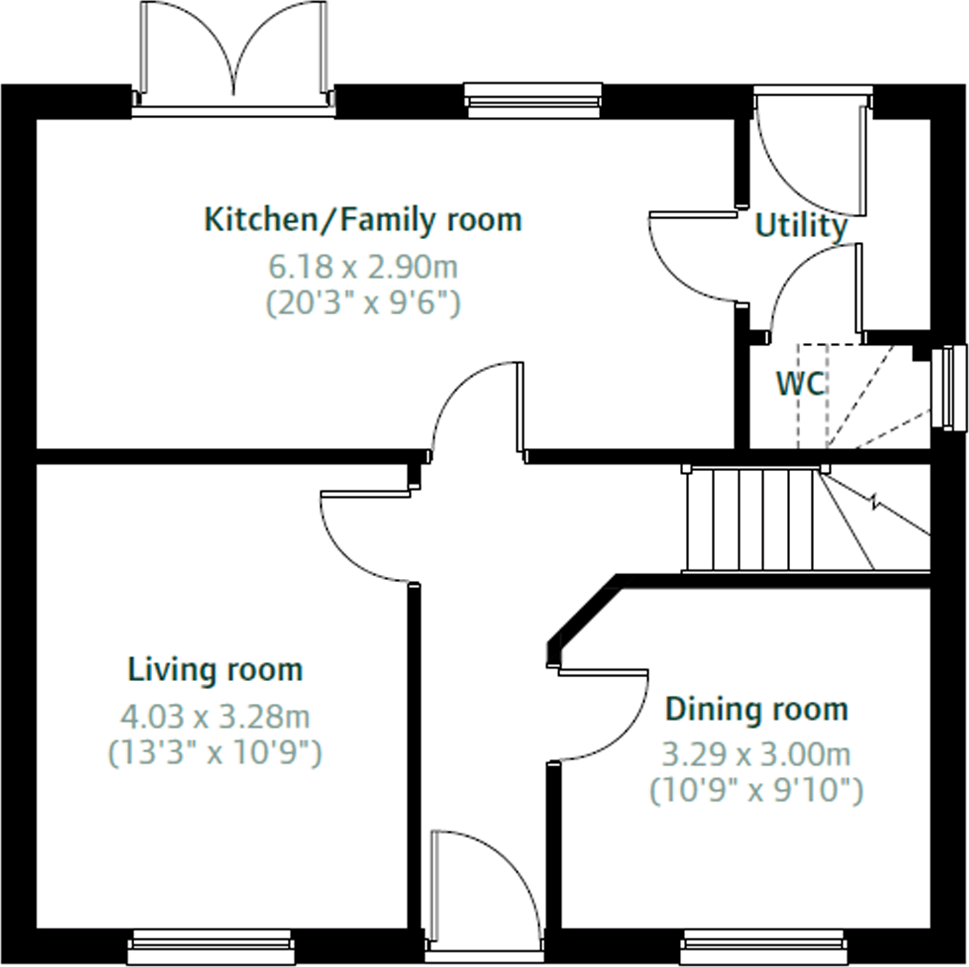 Penny Pot Lane,
Killinghall,
Harrogate,
HG3 2GW floorplan
