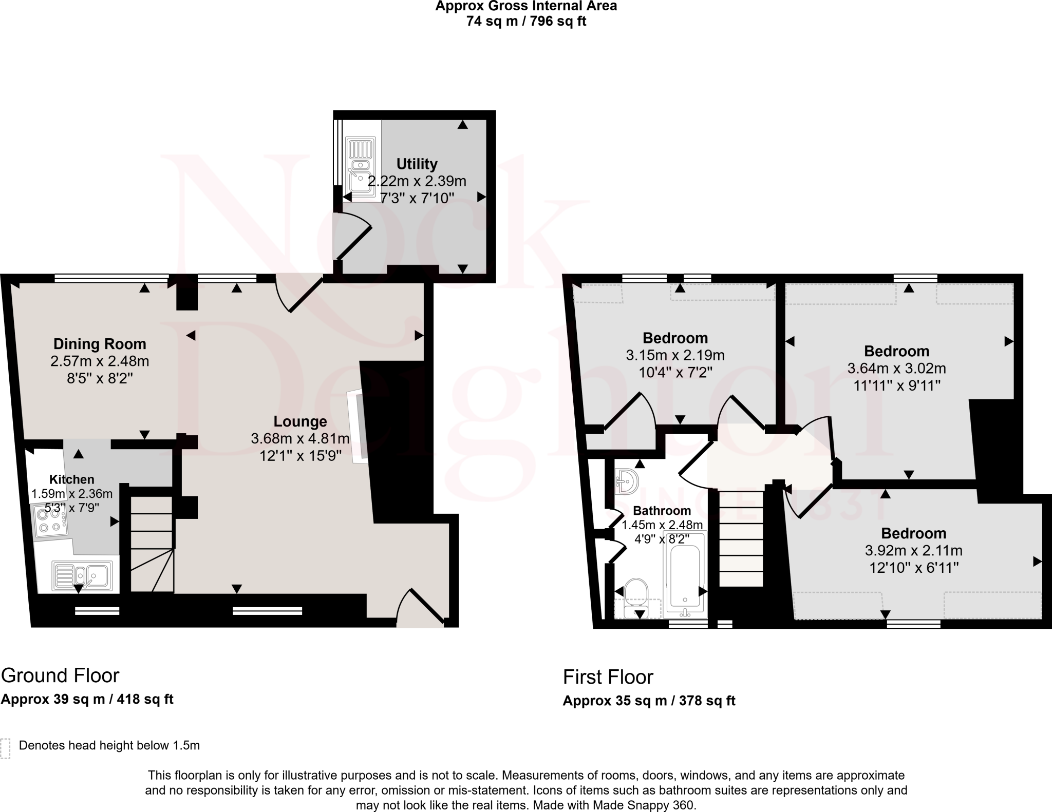 Cartway, Bridgnorth, Shropshire floorplan