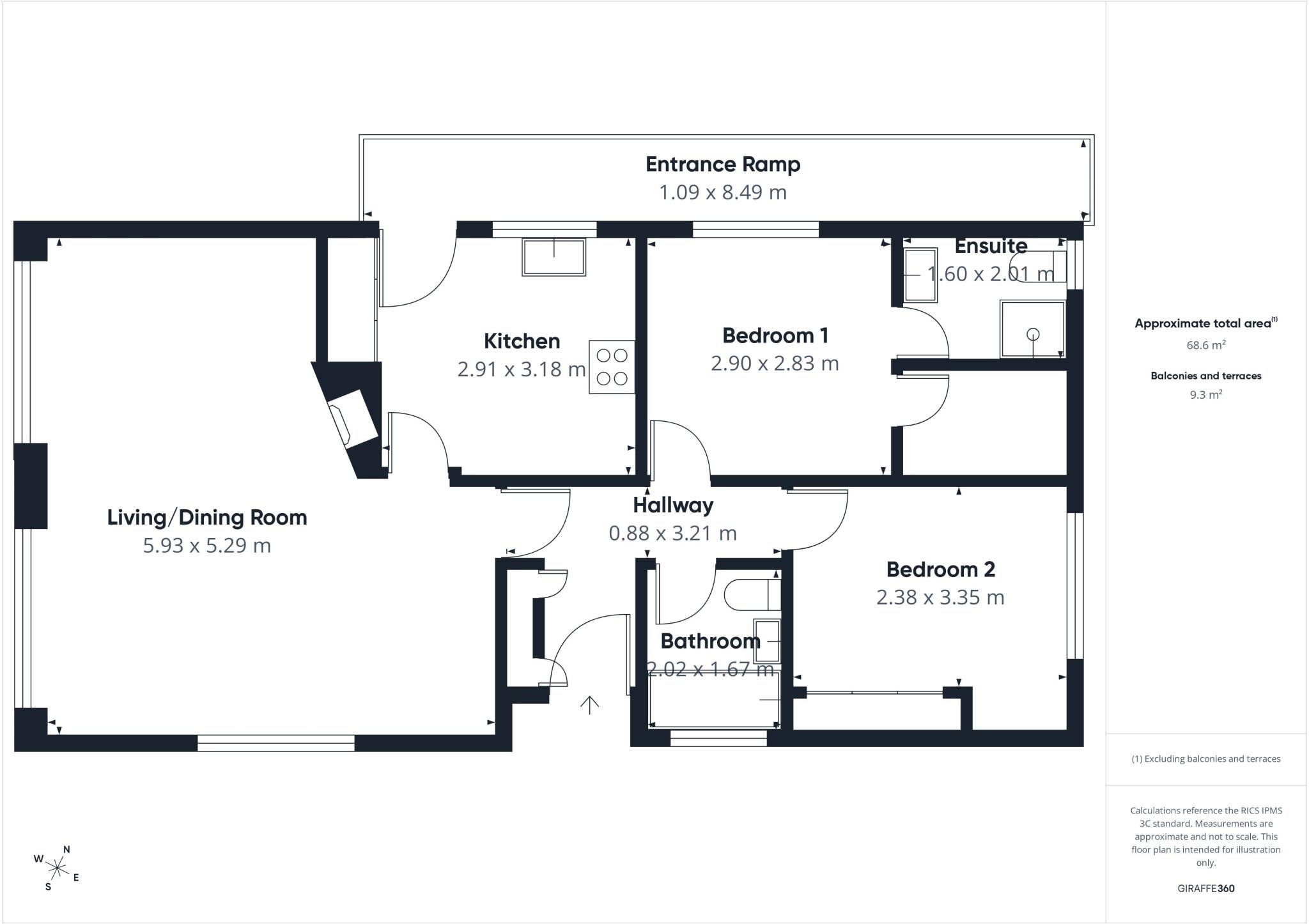 Meadow View Park, Skinburness Drive, Silloth, Wigton, CA7 floorplan