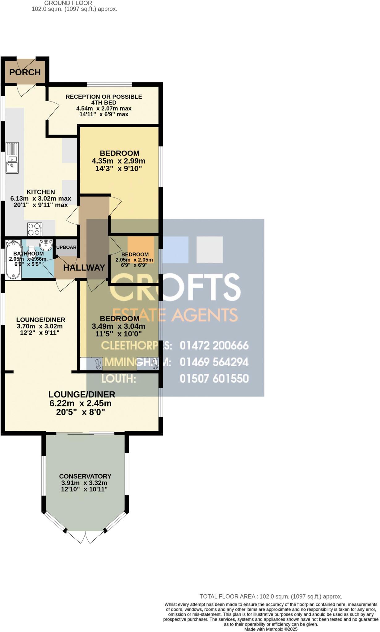Osbourne Drive, Holton Le Clay floorplan
