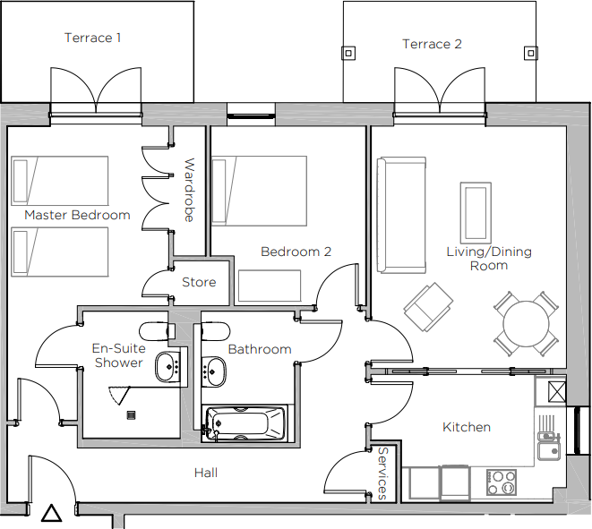 Ellerslie Drive, Malvern, Worcestershire, WR14 floorplan