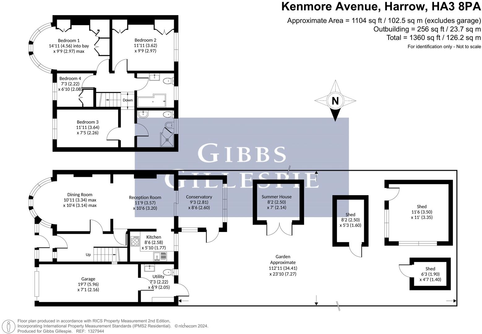 Kenmore Avenue, Harrow floorplan