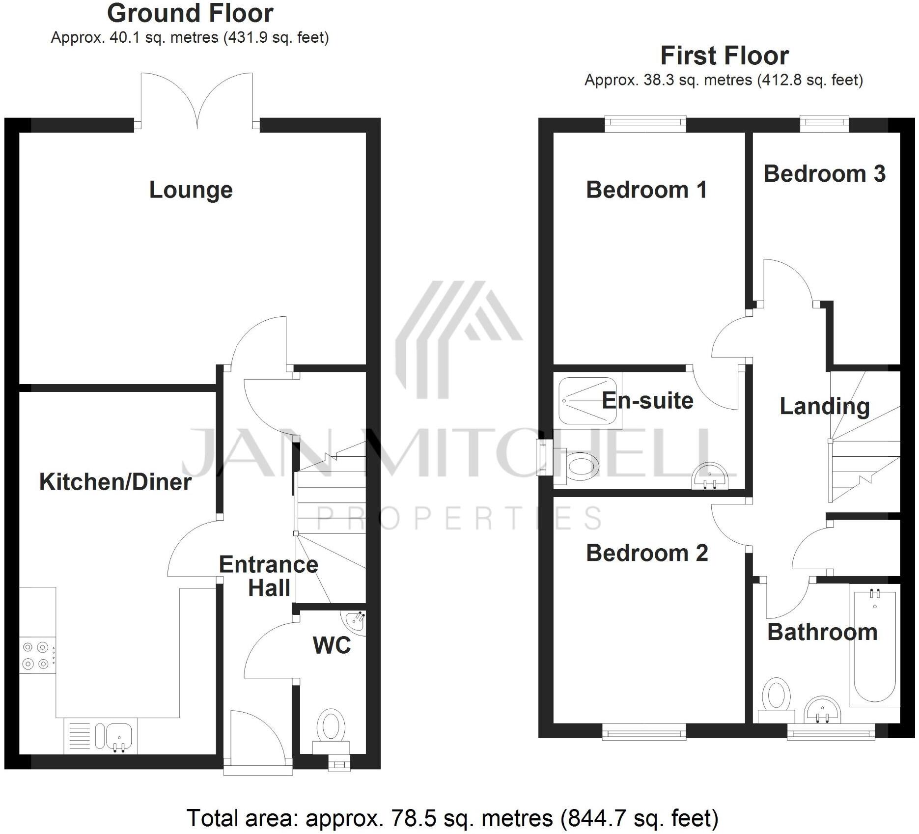 Newton Drive, Houghton le Spring floorplan