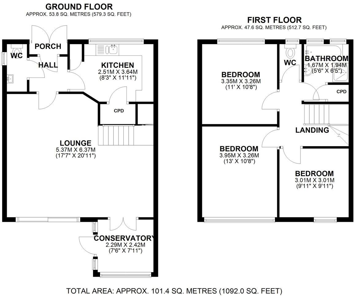 Messeter Place, Eltham, London, SE9 floorplan