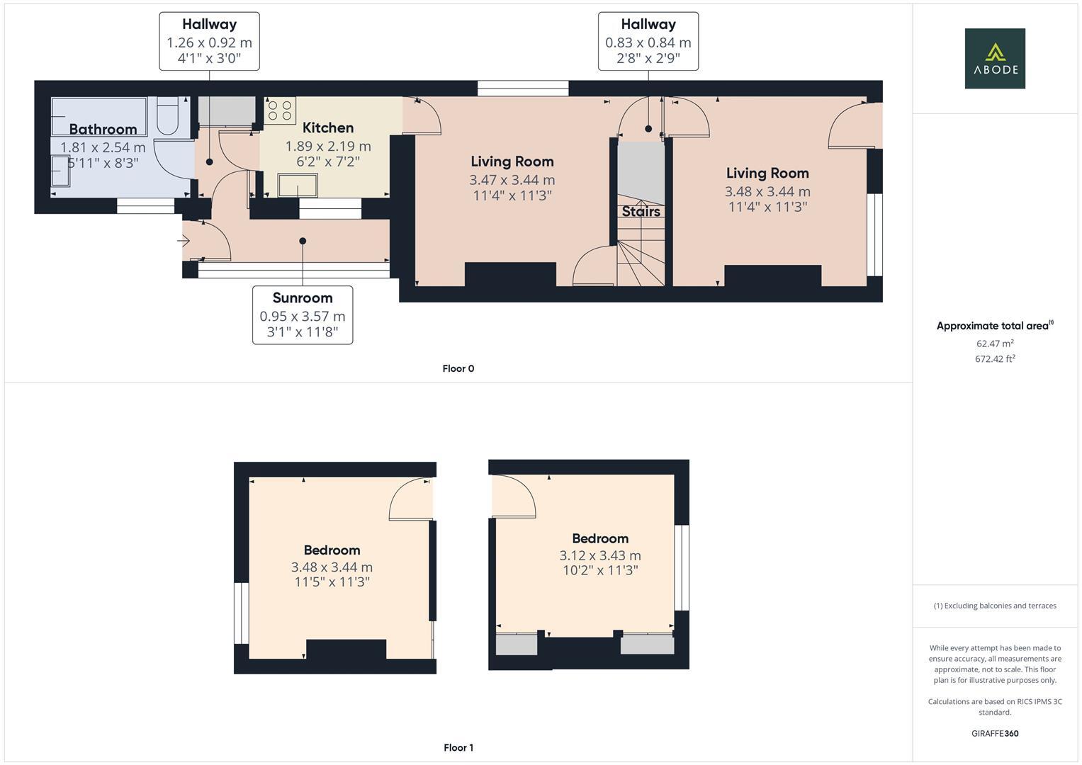 Newton Cottages, Scropton, Derby floorplan