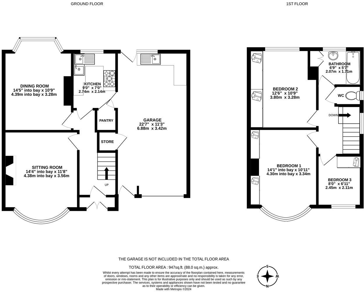 21 Stowe Avenue, Millhouses, S7 2GP floorplan