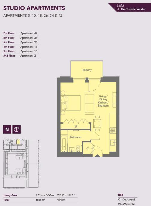 Caravel House, Regalia Close, London, E16 floorplan
