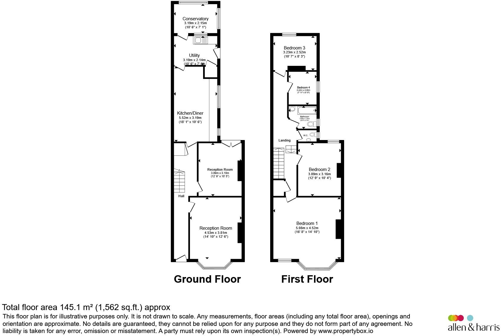 Plasturton Avenue, Cardiff floorplan