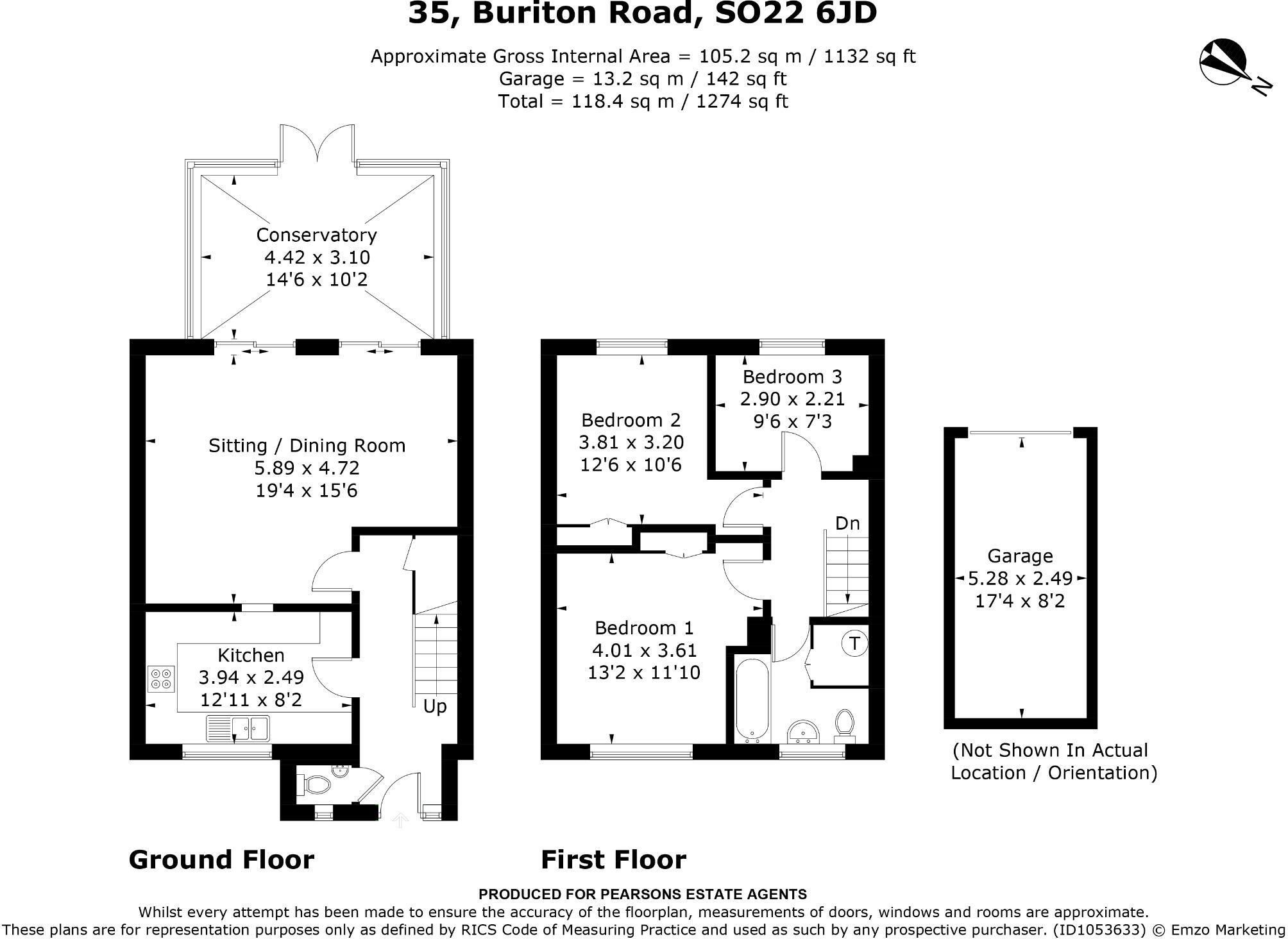 Buriton Road, Winchester floorplan
