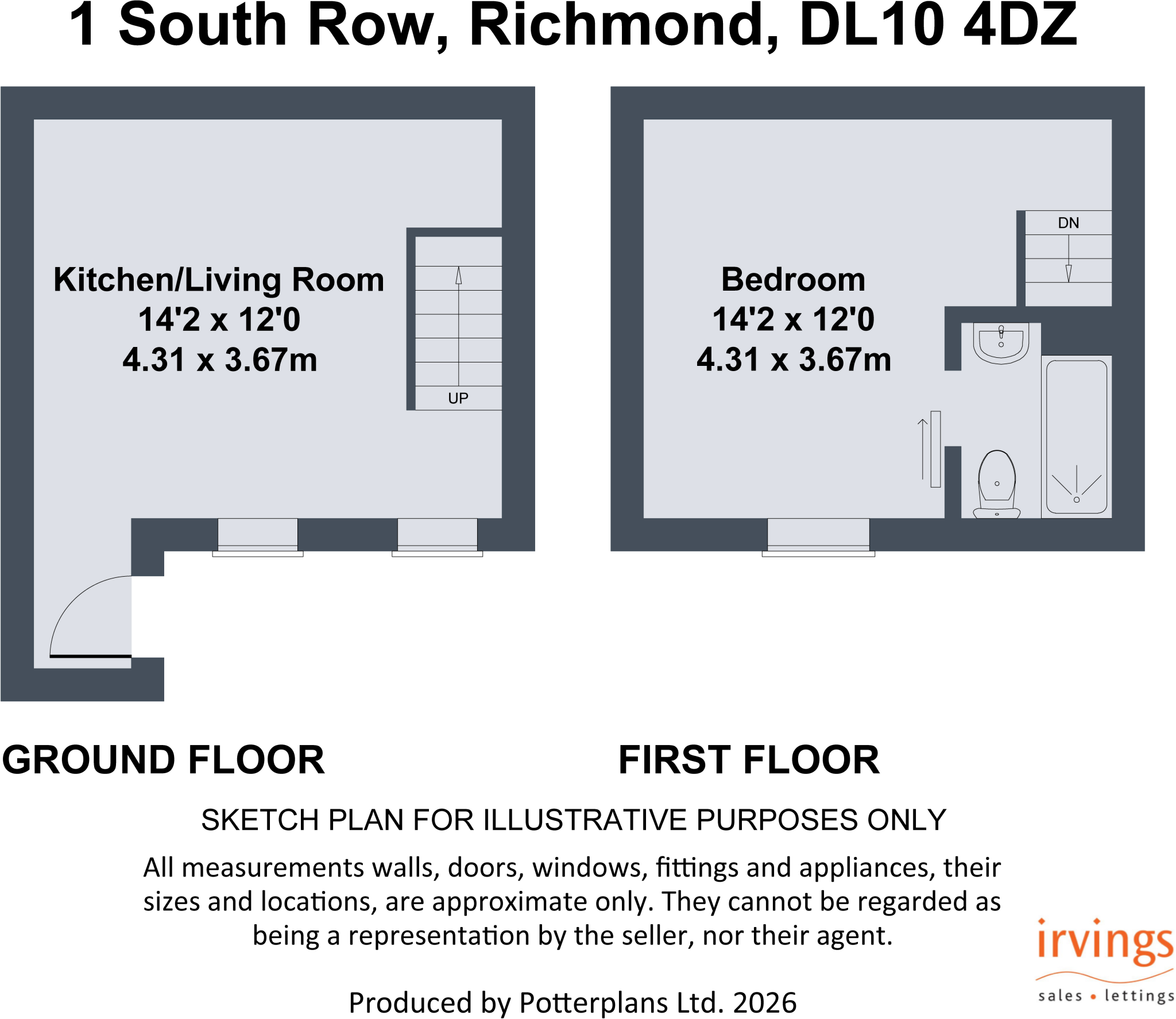 South Row, Richmond floorplan