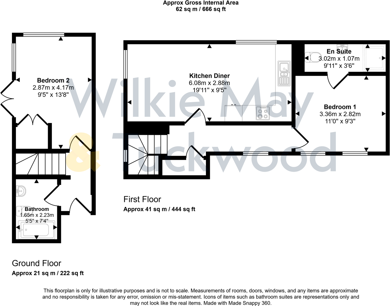 Periton Mead, Minehead floorplan