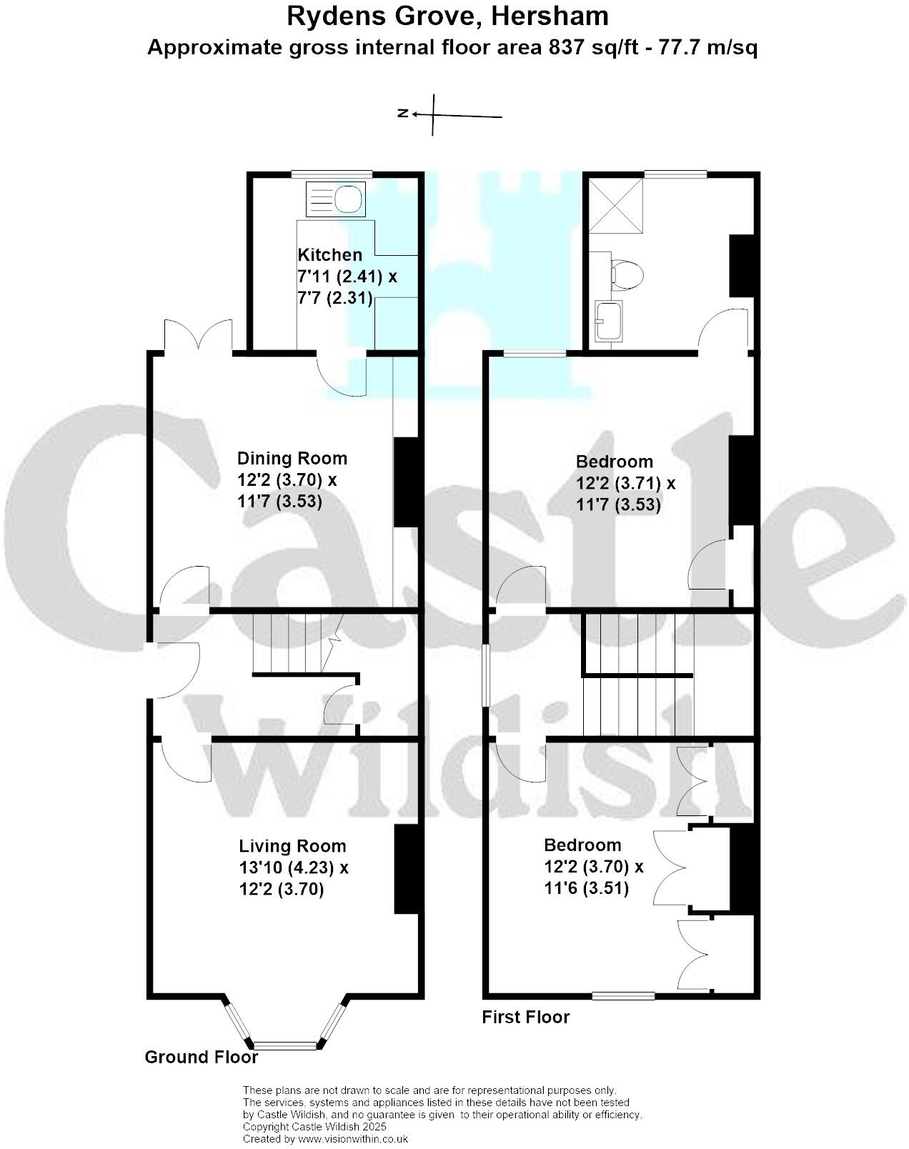 Rydens Grove, Walton-On-Thames, Surrey, KT12 floorplan