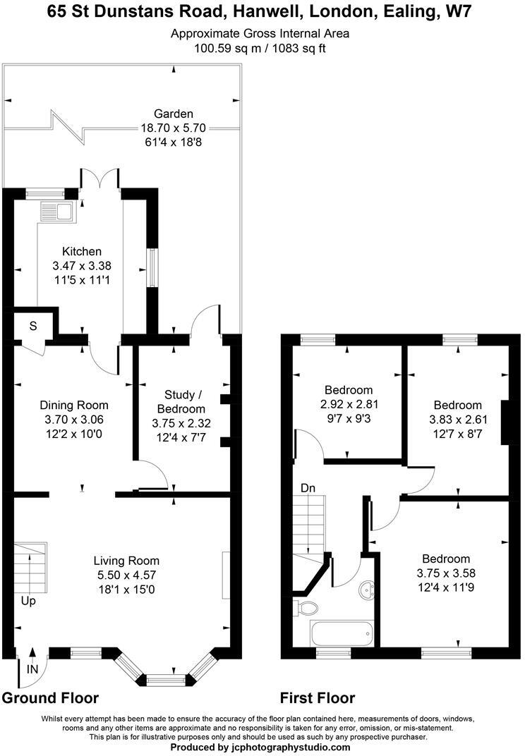 St. Dunstans Road, Hanwell, London floorplan